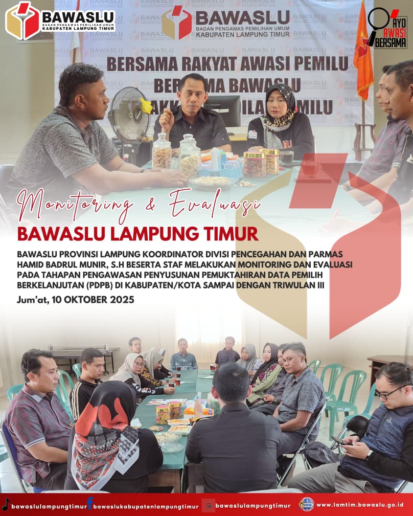 Dokumentasi Monitoring DPB Provinsi Lampung