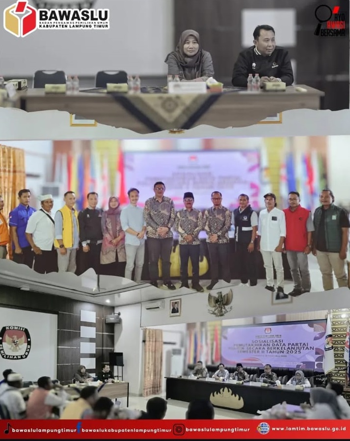 Sosialisasi Pemutakhiran Data Partai Politik Berkelanjutan Semester II Tahun 2025
