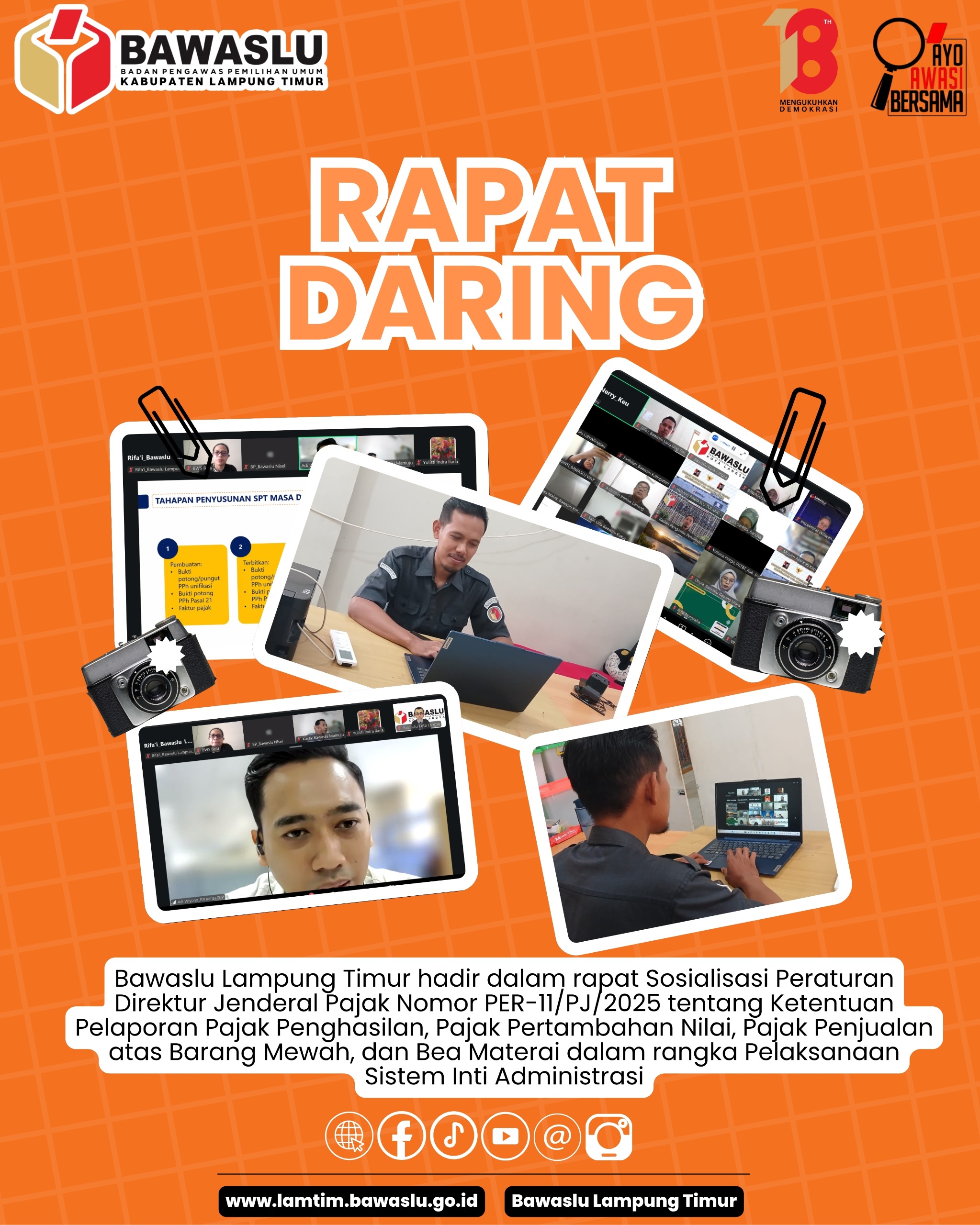 dokumentasi rapat zoom
