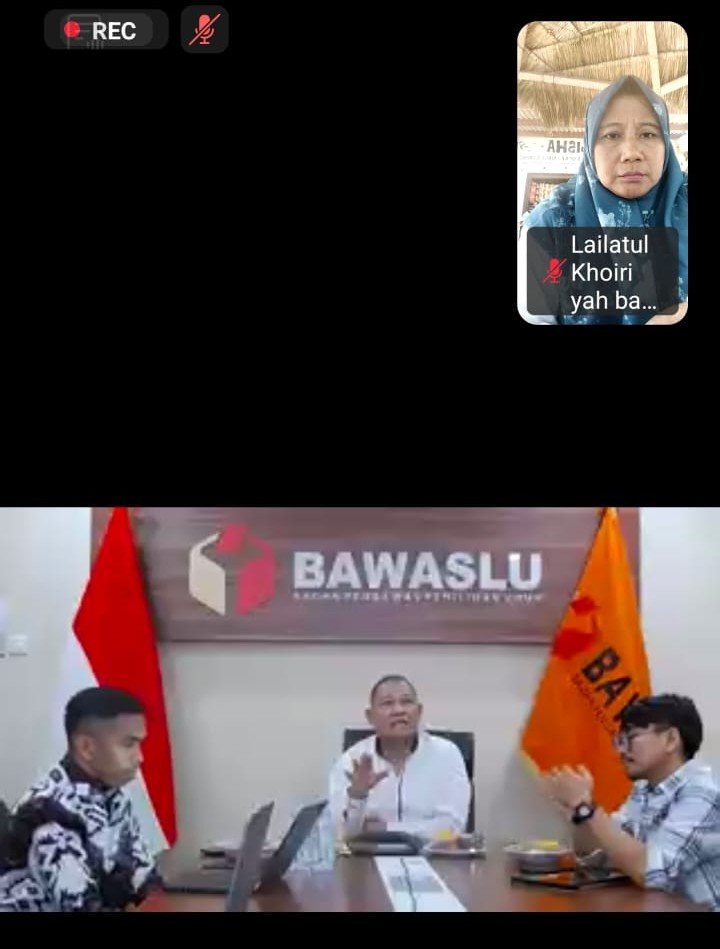 Dokumentasi rapat Daring