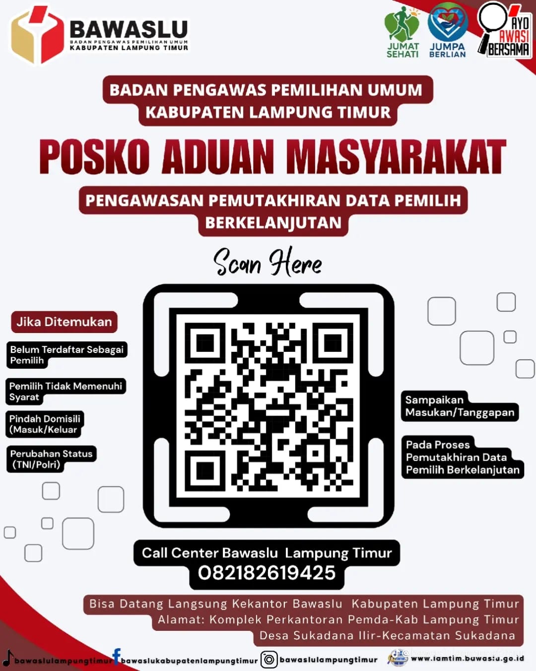 qr code aduan masyarakat