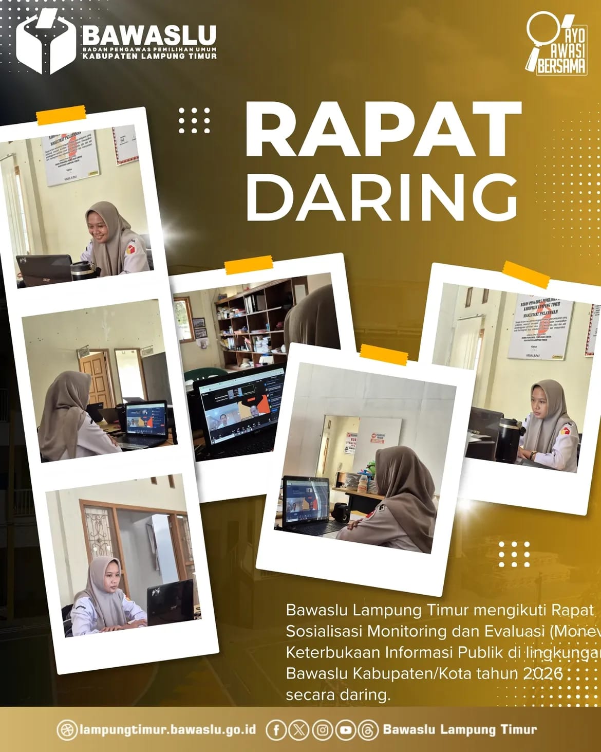 Rapat Daring PPID