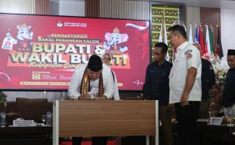 Bawaslu Lampung Timur Awasi Langsung Pendaftaran Bakal Calon Bupati dan Wakil Bupati Lampung Timur: Patikan Semua Sudah Sesuai  Aturan