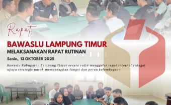Dokumentasi RDK Penguatan Kapasitas Internal Bawaslu Lamtim