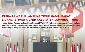 rapat paripurna DPRD Lampung Timur